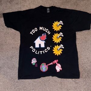 Obey, Too Much Politics t shirt